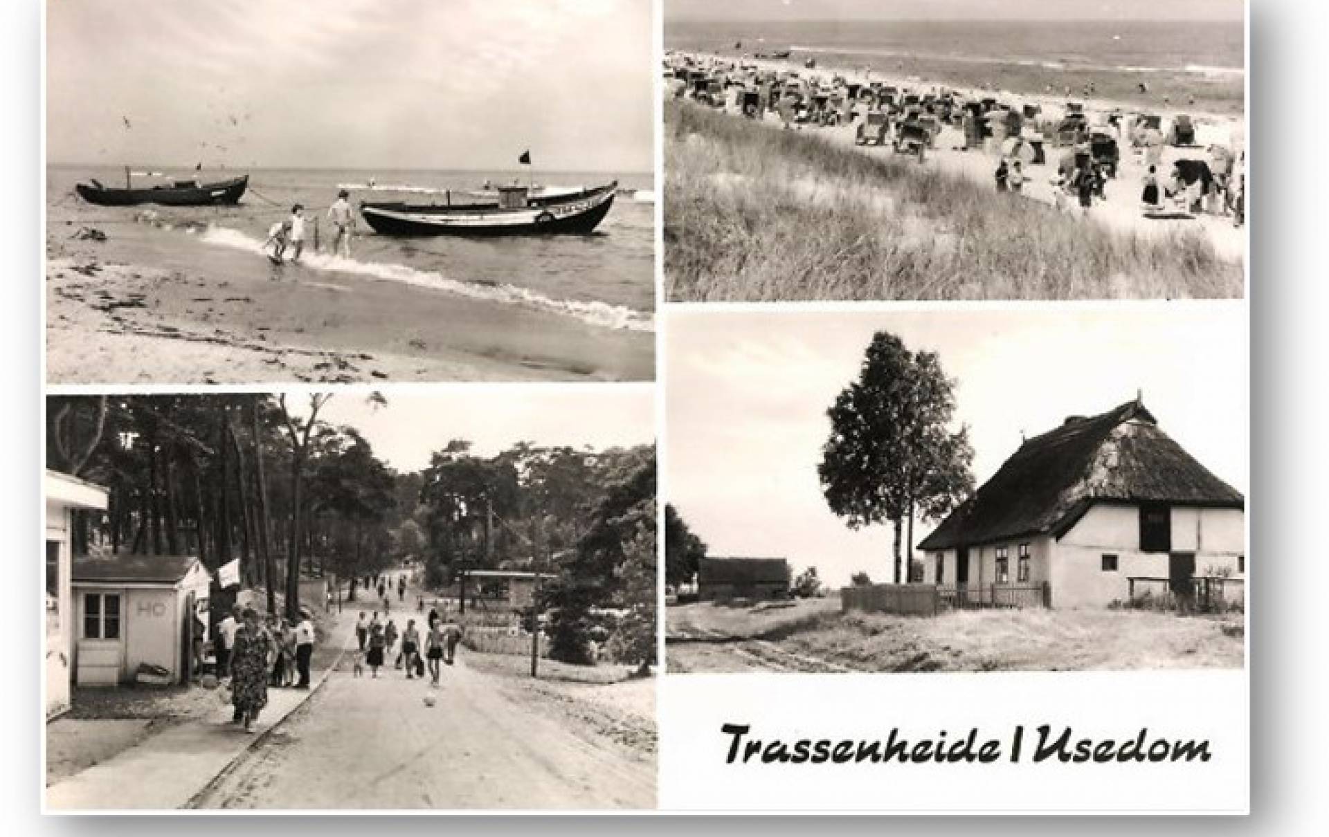Historische Postkarte Trassenheide