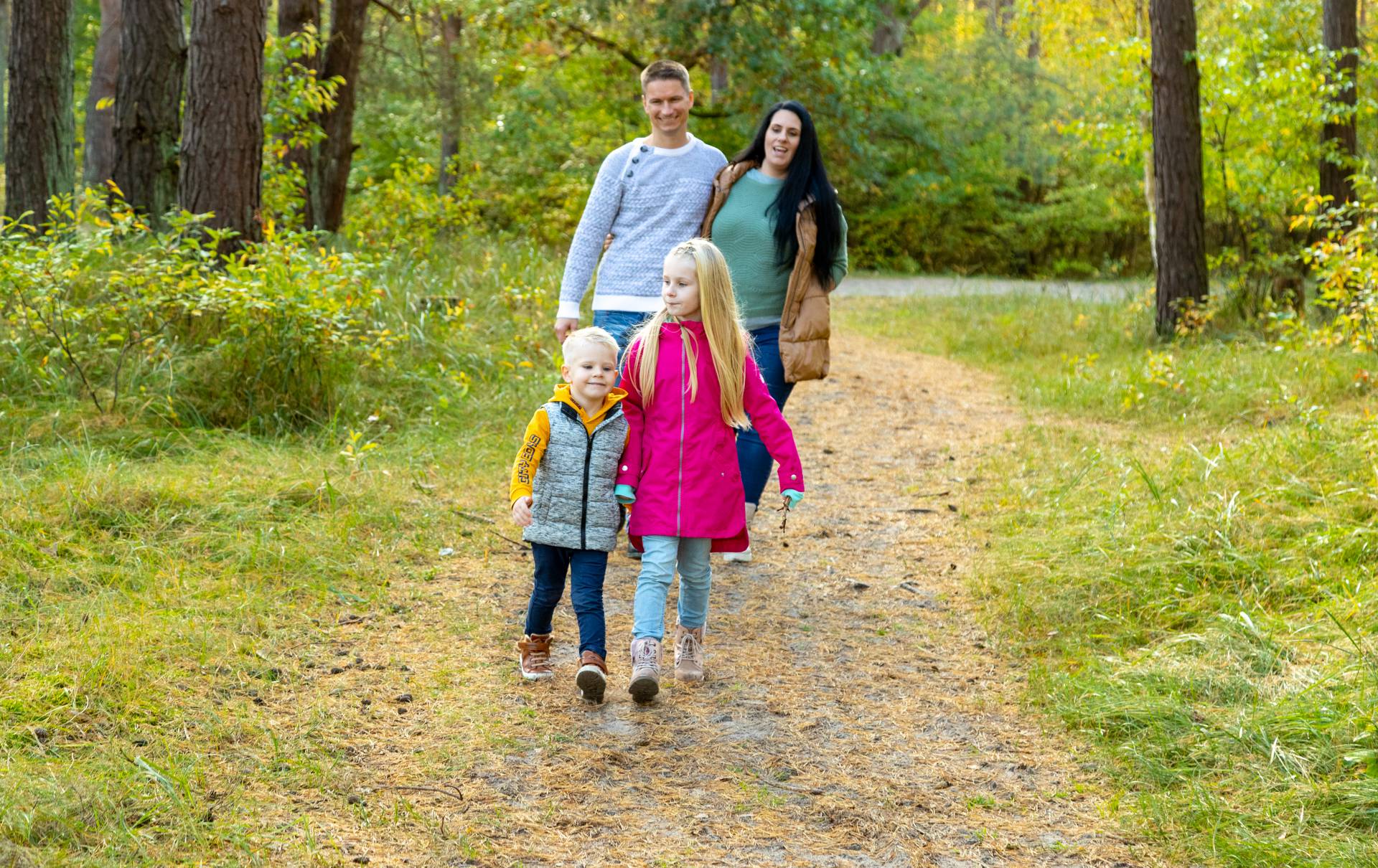 Spaziergang in den Wäldern von Trassenheide