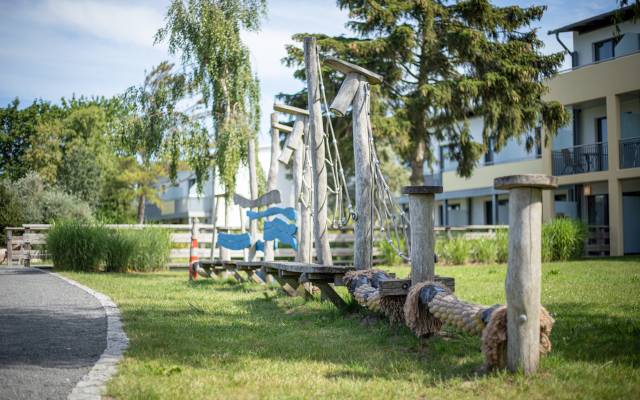 Spielgeräte auf der Pirateninsel Usedom