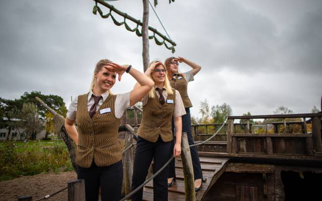 Crew der Seeklause auf Piraten-Insel-Usedom